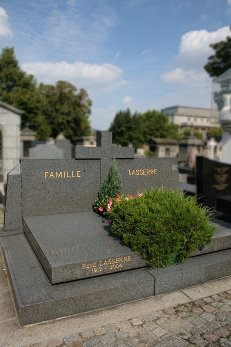 Rene Lasserre sépulture