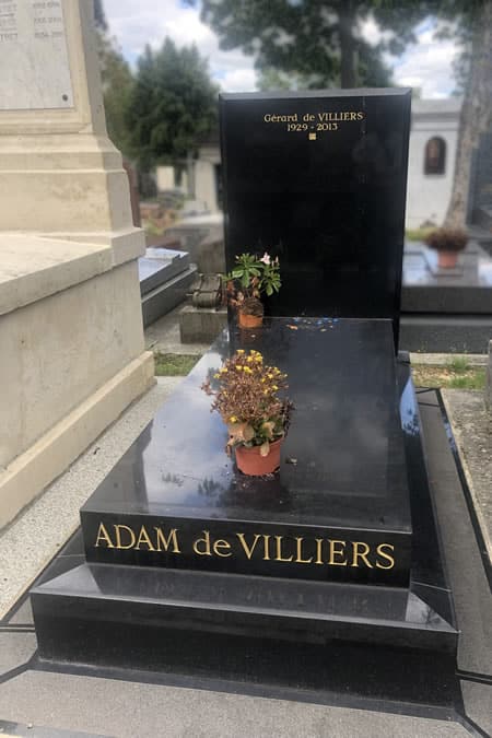 Gerard de Villiers sépulture