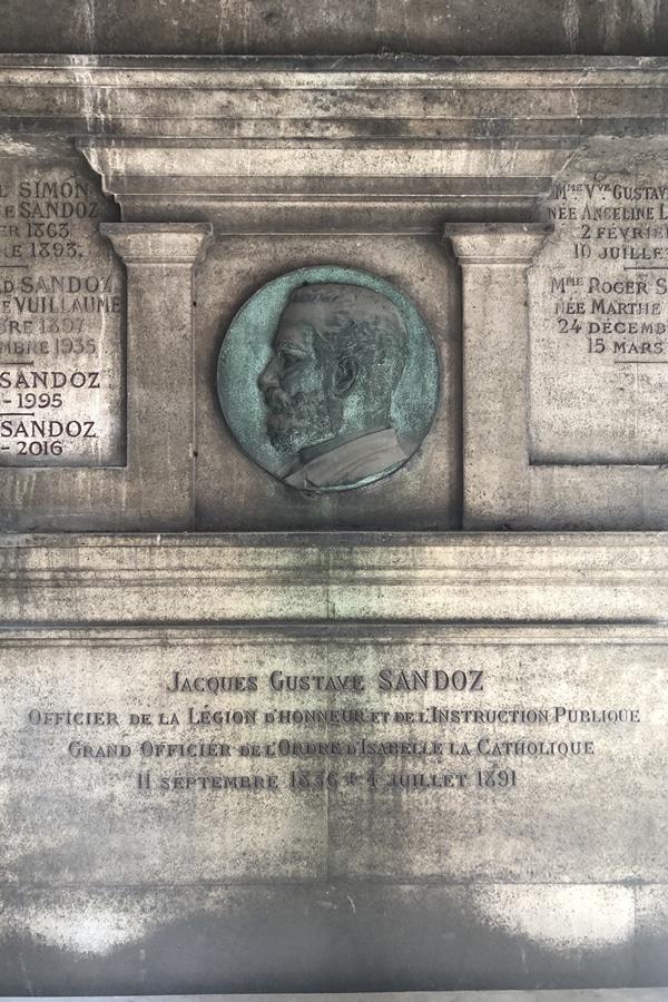 Gustave Sandoz sépulture2